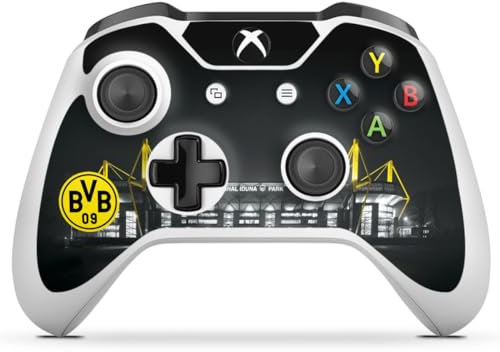 DeinDesign Skin kompatibel mit Microsoft Xbox One S Folie Sticker BVB Stadion Borussia Dortmund