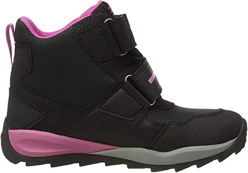 Geox J Orizont B Girl ABX, Stivali da Neve Donna, Nero (Black/Fuchsia C0922), 38 EU