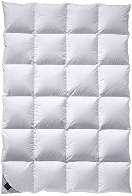 billerbeck Daunendecke | Nena | 155 x 220 cm | 100 % Daunen | Optimale Wärme- und Feuchtigkeitsregulierung | Allergiker geeignet | Wärmestufe warm +
