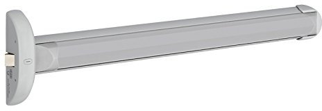 METALUX série TP100 - Touch-bar anti-panique 1 point coupe-feu réversible 840mm alu