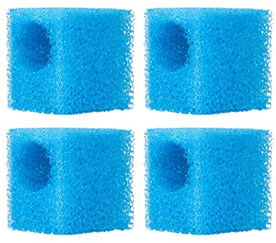 IREENUO Fish Tank Filter Sponge for 500L/H & 1500L/H4 in 1 Aquarium Filter Pump (4PCS)