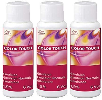 3er Wella Professionals Color Touch Emulsion 1,9% 60 ml