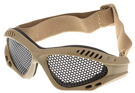 Inzopo Schutzbrille mit Drahtgeflecht, ohne Beschlagen, Schutzbrille