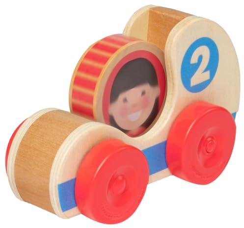 Melissa & Doug - GO Tots Rennwagen aus Holz mit sammelbaren Charakteren, Holzspielzeug für Kleinkinder, Entwicklungsspielzeug für Säuglinge, ab 12 Monaten, für Baby-Jungen-Mädchen