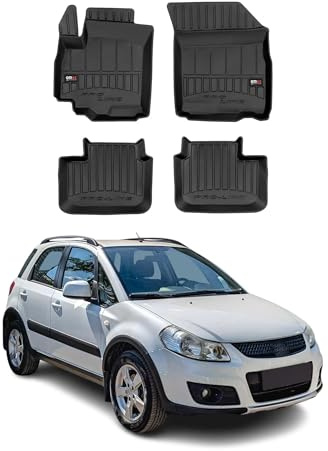 OMAC Fußmatten für Suzuki SX4 2006-2013 TPE 4X Schwarz
