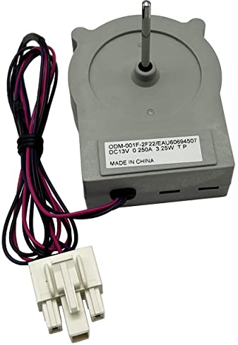 EAU60694507 Motor de ventilador evaporador de refrigerador para Kenmore, LG, reemplaza 4681JB1029A, AP4438221, 1330410, 4681JB1017D, AH3523328, EA3523328, PS3523328