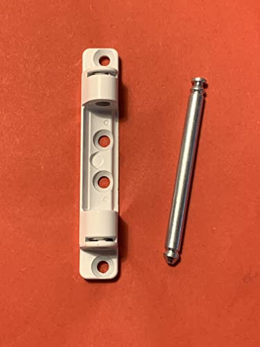 Roto NT/Centro - Cuscinetto a forbice con perno per asse posteriore, lato K (bianco laccato)