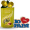 Idee Regalo Papà Compleanno - 200gr CIoccolato al Pistacchio + Decorazione Legno Amo Papà+ 2 Rose Gialle (Pistacchio)