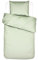 ESSENZA Bettwäsche Guy Pistache, 155x220 + 1x 80x80 cm - 100% Baumwollrenforce 144TC - Uni