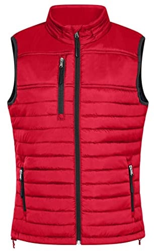 HRM Damen Hooded Performance Body Warmer I Fair Trade Outdoor Weste Damen, 100 g/m² I Aus 100% leichtem & robustem Polyamid