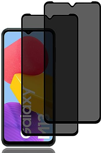 Verre Trempé Anti-Espion pour Samsung Galaxy M13 4G/Galaxy M23 5G, 2 Pièces | Protection D'écran Anti-Espion,Protecteur D'écran Confidentialité,9H Dureté,Anti-Rayures,Sans Bulles,Film Protection Écran