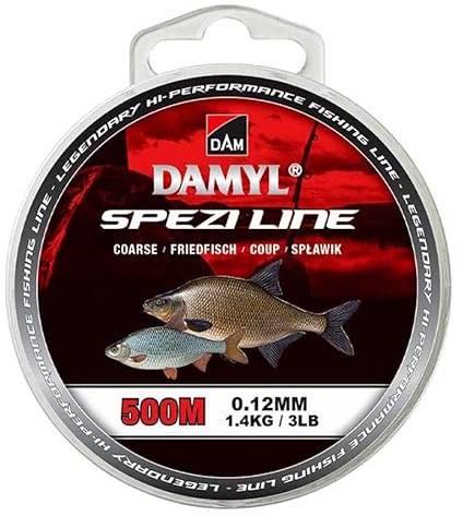 DAM Damyl Spezi Line - Angelschnur Friedfisch - Friedfischschnur monofil (0,16 mm / 2,4 kg)