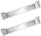 Cuoci Castagne Brace 2pack Griddle Spatula Holder Design in acciaio inossidabile Barbecue Tool Rack Accessori per per superiore piatta e altre piastre per (Silver, One Size)