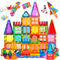 AQXONG 70 Pcs Magnetisches Bauspielzeug, Bunte Magnetische Bausteine Spielzeug, Pädagogische Bausteine Spielzeug, Konstruktionsspielzeug für Kinder, Geeignet für Jungen und Mädchen ab 3 Jahren