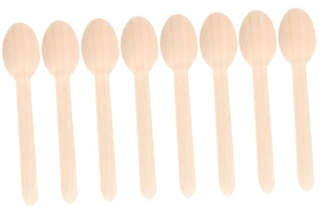 HEMOTON 50stücke Holzlöffel Für Bastelarbeiten Unbearbeitete Holzlöffel Mit Langen Griffen Für Kunstprojekte Schulen Und Leicht Und Benutzerfreundlich