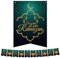 Ramazan Dekor, Hoşgeldin ya şehri Ramazan, Ramadan Deko, Wimpelkette, Banner, Garland, Fahnenkette (grün/gold)