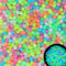 MOGADEE® Leuchtsteine Bunt Diamant 500 Stück, Leuchtsteine Garten, Leuchtende Steine Garten, Fluoreszierende Steine, Aquariumdeko Leuchtsteine, Kinderzimmer Dekosteine, Gehwege, Rasen, Garten