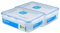 LocknLock Dosen 2er Set HPL834 Vorratsdosen mit Ablaufgitter 3,9 Liter - Maße (LxBxH): 295 x 230 x 84 mm - Geeignete Dosen zum Einfrieren und Mikrowelle - Lock and Lock Dosen Food Box Meal-Prep-Box