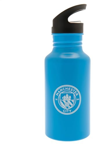 Manchester City FC - HAALAND Water Bottle (One Size) (Blue)