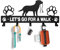 XSCQ 5 Haken Eisen Hundeleine Halter für Wand, Tür, Hundezubehör, Halter