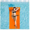 KEuLen Wasserhängematte, Schwimmender Teppich, Schwimmende Schaumstoff-Hängematte, tragbare Wasserfloßmatratze for Wasseraktivitäten im Schwimmbad, See, Meer(Color:Orange,Size:1.8mx1.2mx3.3cm)