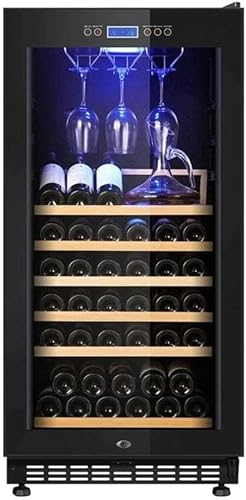 QPZMALSKY 188L Wine Warehouse Refrigerator, 5-22 ° C Red/white Wind Cool, Tactile Control/digital Temperature Screen LED/Refrigerator Of Silent Operation