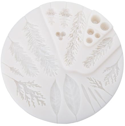 Tannenzapfen Fondant Formen Winter Laub Silikon Form Tannenzweig Harz Epoxy Form Schokolade Backen Werkzeug Handwerk