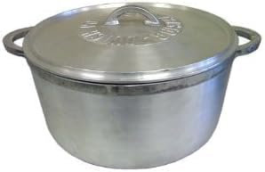 Housetronics 40cm Caribbean Dutch Pot, Heavy Aluminium Cooking Pot with Lid, Traditional Jamaican Style Saucepan, Capacity 15 Litre
