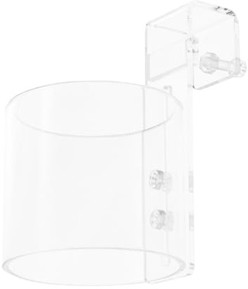 EXHUMKY Futterring aus Robustem Acryl Futterhalter für Aquarium Verhindert Futterverstreuung Verstellbar für Anfänger Aquarien Betta und Garnelenfische