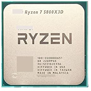 R 7 5800X3D R7 3.4 GHz 8-Core Prosesor CPU 16-Thread 7NM L3 = 96M 100-000000651 Soket AM4