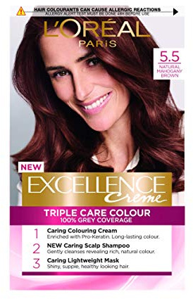 L'Oreal Excellence Permanent Hair Colour 5.5 Mahogany Brown