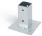 Alberts 211608 Porta palo da avvitare, per pali di legno rotondi o quadrati, zincato a caldo, 61 x 61 mm