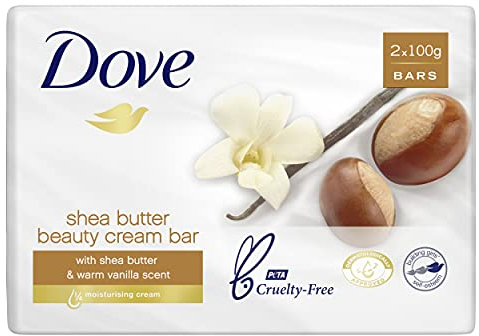 Dove Shea butter Seife, 2er Pack, 2x100 g