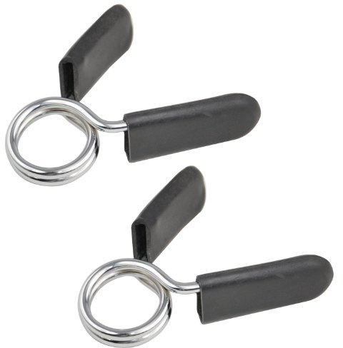 TRIXES 2 X 1 Spring Clamp Grippers for Weight Bar Dumbbells