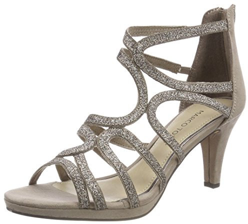 Marco Tozzi Femme 28373 Spartiates, Marron (Taupe Comb), 37 EU