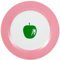 Plato llano 4 pzs porcelana benetton fruits rosa