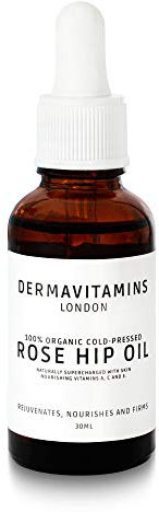 DermaVitamins 100% Organic Cold-Pressed Rose Hip Oil (30ml)