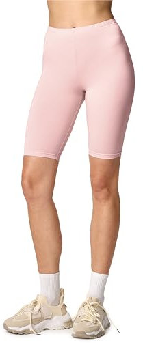 Merry Style Leggings Femme Court Tenue Sport Short MS10-145(Poudre Rose, XL)