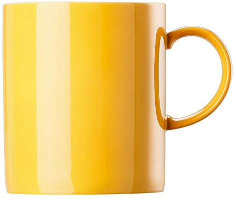 Thomas - Becher mit Henkel - Riesige Auswahl - Henkelbecher Mugge Humpen Haferl Tasse Kaffeetasse Frühstückstasse (Yellow/Gelb, 2)