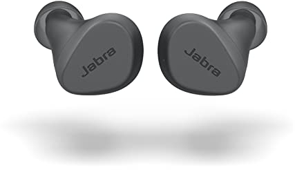 Jabra Elite 2 In-Ear Bluetooth Kopfhörer - Passive Noise Cancelling In-Ear Bluetooth Kopfhörer mit 2 eingebauten Mikrofonen für klare Anrufe, kraftvoller Bass und Einstellbarer Sound - Dunkelgrau