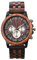 rorios Herren Holzuhr Wasserdicht Analog Quarzuhr mit Holzarmband Handgefertigt Naturholz Uhren Chronograph Hölzerne Armband für Männer