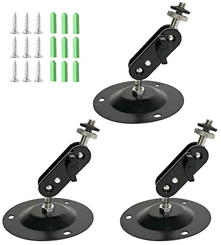 SEABABOO 3pcs Kamera Klammern Wandhalterung FüR Ip-Kamera Kamerahalterung Blink Outdoor Halterung Sonomo Verstellbare Wird Verwendet, Um Die Installation Mit Schrauben Zu üBerwachen
