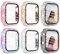 WINGLE Lot de 6 protections d'écran en verre trempé pour Apple Watch 40 mm SE Series 6 Series 5 Series 4 Lady Brillant Diamant Protecteur d'écran en verre trempé pour iWatch Case 40 mm SE Series 6 5 4
