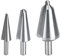 Akozon Trapano a ombrello HSS 16-30,5 mm / 5-20 mm / 3-14 mm, cono, set di gradini per trapano, fresa conica, attacco smussato