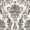 Papier peint baroque Profhome 301901-GU papier peint légèrement texturé au style baroque mat noir blanc 5,33 m2