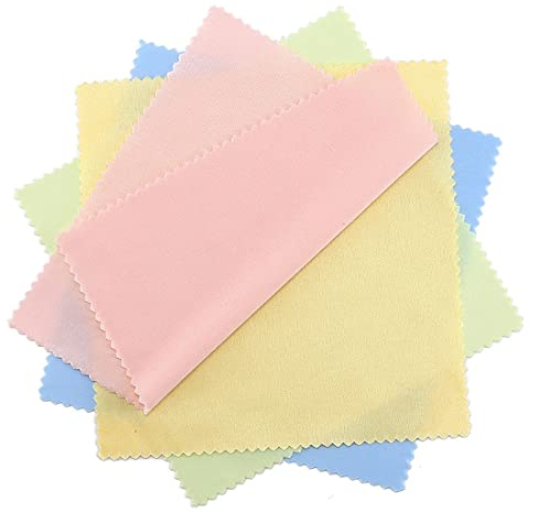 Paquet de 20 – Chiffons de nettoyage en microfibre– pour le nettoyage des verres des objectifs d’appareils photo Tablets Phones iPhone des téléphones Android des ordinateurs portables des écrans