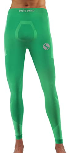 sesto senso Lange Unterhosen Herren Sport Bunt Kompressionshose Laufhose
