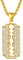 U7 Rasierklinge Anhänger Halskette mit CZ Edelstahlkette Razor Blade Messer Dog Tag Lil Peep Messer Kette Militär Army Pendant Necklace Goldkette Hip Hop Personalisiert Modeschmuck für Valentinstag
