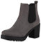 VAN HILL Damen Stiefeletten Chelsea Boots Profilsohle 70's Schuhe 611525 Grau 39