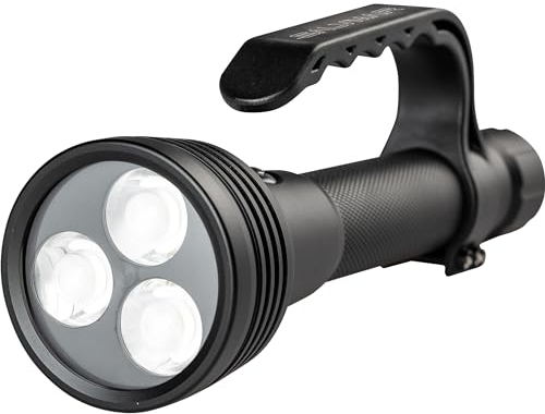 SALVIMAR Mizar Unisex Adult Flashlight, Black, Extra Large